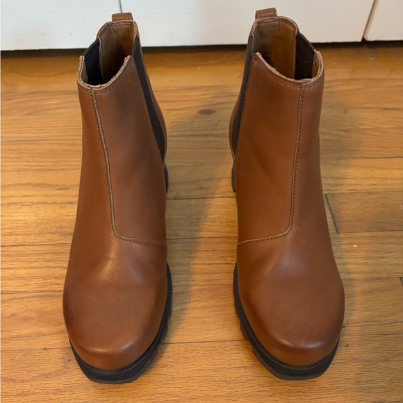 Sorel Joan of Arctic Wedge Ill Chelsea Boot - Waterproof Leather Wedge Boots 7 - Picture 7 of 11